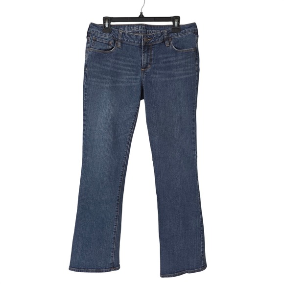 Bullhead Denim - Bullhead Jeans Bootcut Low Rise Medium Wash Stretch Y2K Juniors 13